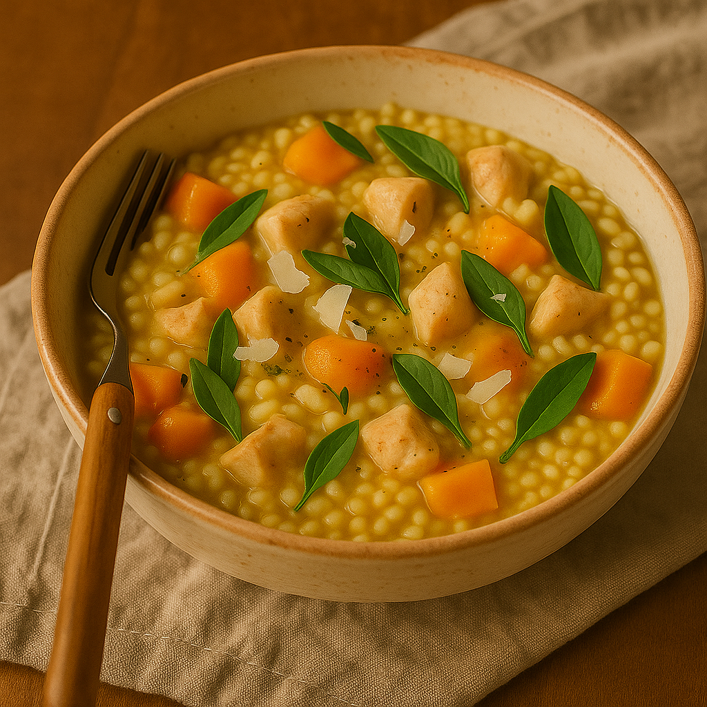 Chicken, Pumpkin and Sage Risotto